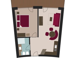 Appartamento Algund Pianta del piano 21