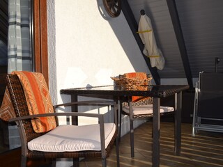 Sitzgelegenheit im  balcon 45m²