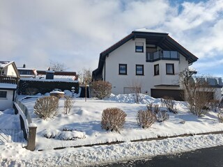Unser Haus im Winter