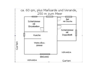 Casa per le vacanze Sampieri Pianta del piano 21