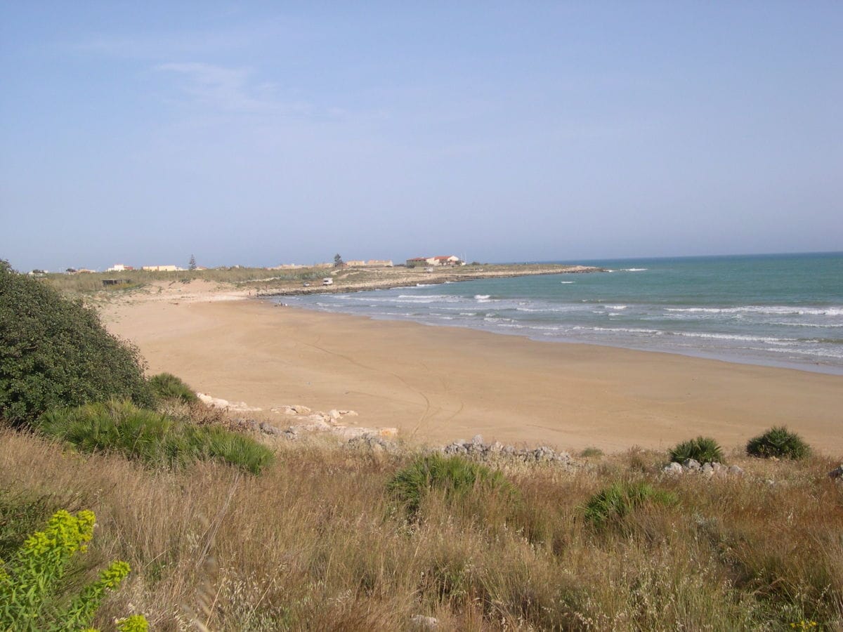 Strand auf 250 m Entfernung