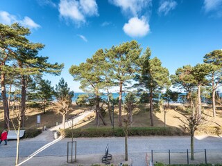 Blick auf Strandpromenade und Ostsee