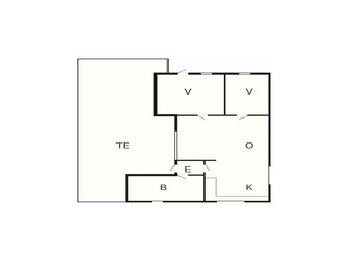 Casa de vacaciones Fjand Plano de planta 3