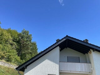 Westbalkon Aussenansicht, FeWo-Dachgeschoss