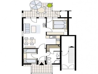 Appartamento Rechlin Pianta del piano 40