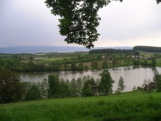 Blick über den Schleinsee (im Hinterland)