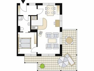 Apartamento Rechlin Plano de planta 40