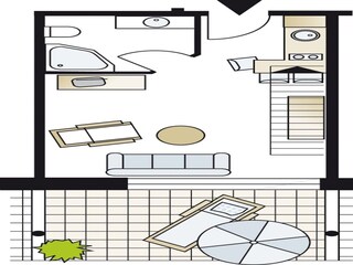 Appartement Granzow Grondplan 26