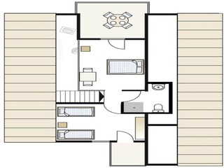 Vakantiehuis Granzow Grondplan 44