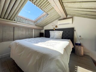 Schlafzimmer auf Empore
