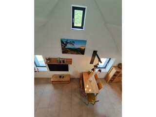 Wohnraum Blick von Galerie