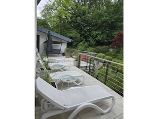 Balkon mit Liegen