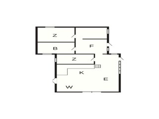 Casa de vacaciones Aalbæk Plano de planta 3