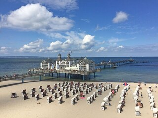 Hauptstrand Sellin mit der Seebrücke
