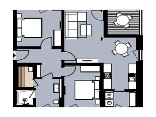 Appartement de vacances Marienleuchte Plan d'étage 36