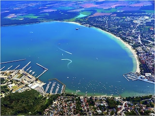 Eckernförder Bucht an der Ostsee