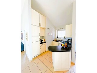 offene Küche mit Tresen