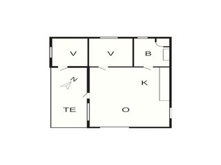 Vakantiehuis Eskov Strandpark Grondplan 7
