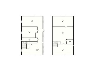 Vakantiehuis Hulterstad Grondplan 36