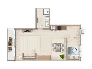 Ferienwohnung Warnemünde Grundriss 18