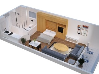 Appartamento per vacanze Westerland Pianta del piano 23