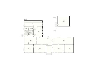 Vakantiehuis Kivik Grondplan 34