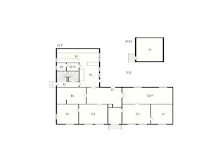 Vakantiehuis Kivik Grondplan 35