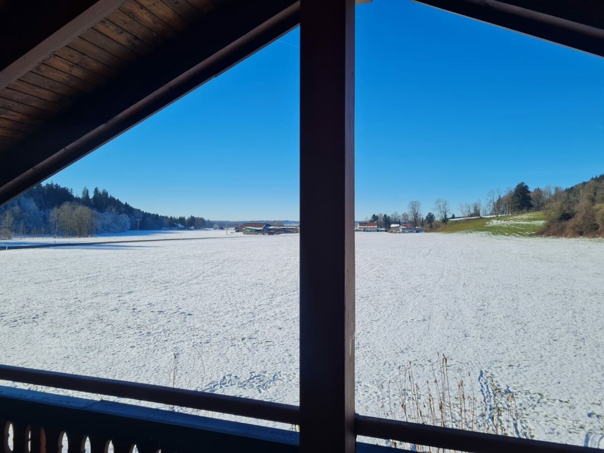 Blick vom Balkon