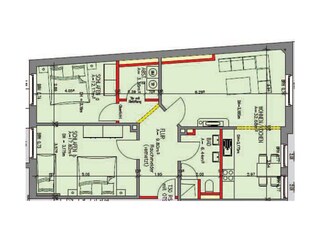 Appartamento per vacanze Borkum Pianta del piano 20