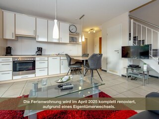 Wohnzimmer und Küche