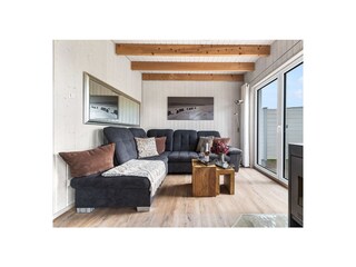 Strandlodge - Offener Wohn- und Essbereich