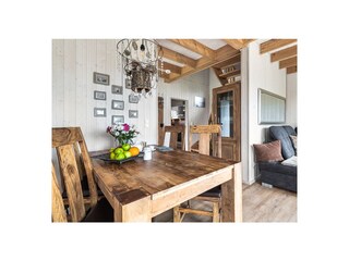 Strandlodge - Offener Wohn- und Essbereich