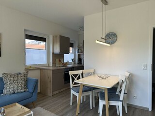 Esstisch im Wohnzimmer