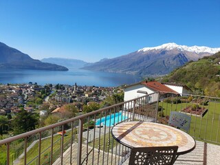 Blick vom Balkon