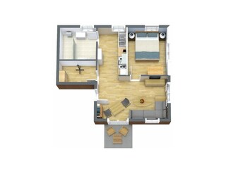 Apartamento de vacaciones Minsen Plano de planta 33