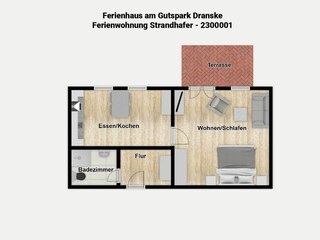 Apartamento de vacaciones Dranske Plano de planta 36