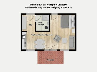 Apartamento de vacaciones Dranske Grabación al aire libre 20