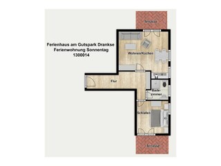 Apartamento de vacaciones Dranske Grabación al aire libre 18