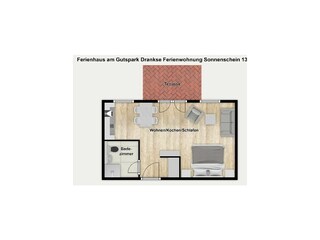 Apartamento de vacaciones Dranske Grabación al aire libre 13
