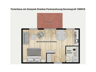 Apartamento de vacaciones Dranske Grabación al aire libre 16