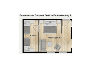 Appartamento per vacanze Dranske Registrazione all'aperto 6