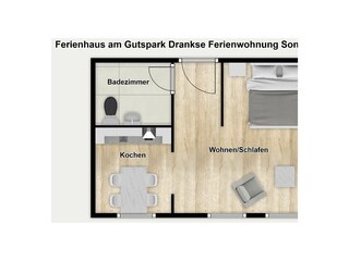 Apartamento de vacaciones Dranske Grabación al aire libre 10