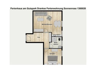Apartamento de vacaciones Dranske Grabación al aire libre 10