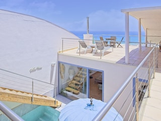 Villa Minea Patio und Meer Blick