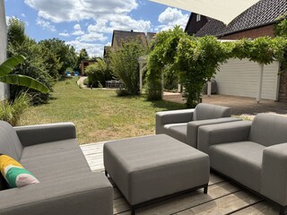 Lounge furniture on the terrace