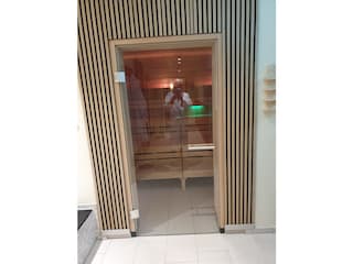 Der Sauna - Eingang