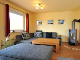 Kaminofen im Wohnzimmer