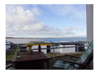 Aussicht vom Balkon der Inselblume 83 auf die Ostsee
