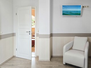 Schlafzimmer Obergeschoß mit Doppelbett