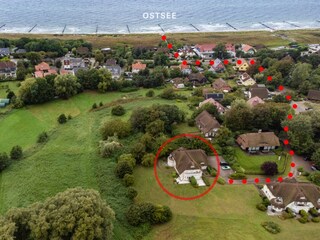 Vogelperspektive Strand